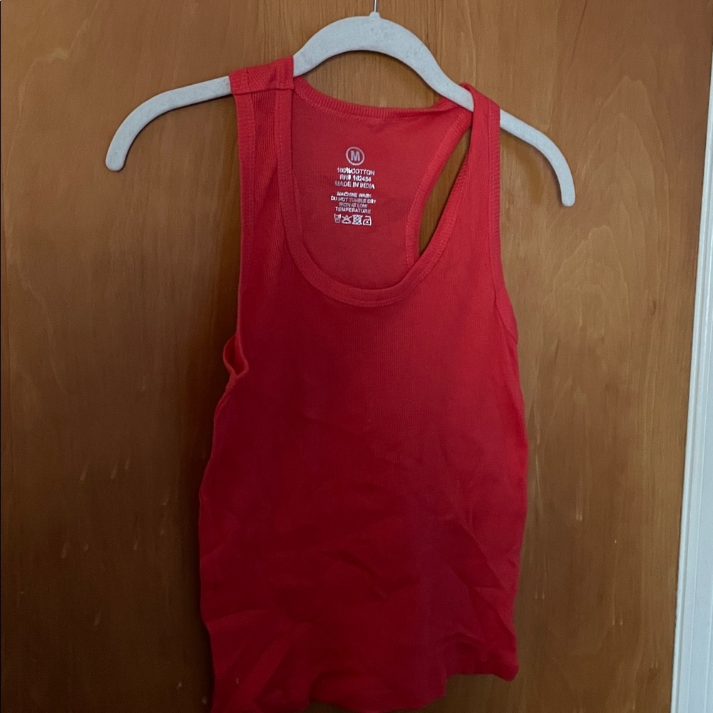Red Ribbed Tank ❤️ - Picture 6 of 9